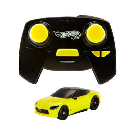 Hot Wheels Voiture Radiocommandée 1:64 Nissan Z - Modèle RC avec Détails Authentiques, Turbo et Compatible Piste Orange
