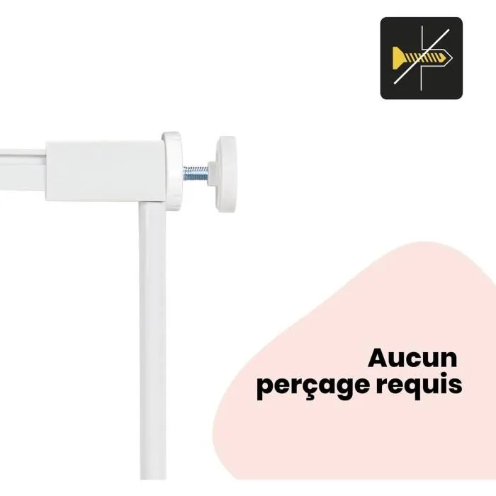 Safety 1st Extension de barrière de sécurité 7 cm Blanc Métal, adaptateur pour espace ajustable, compatible Safety 1st, livrée à l'unité Safety 1st Extension de barrière de sécurité 7 cm Blanc Métal, adaptateur pour espace ajustable, compatible Safety 1st, livrée à l'unité