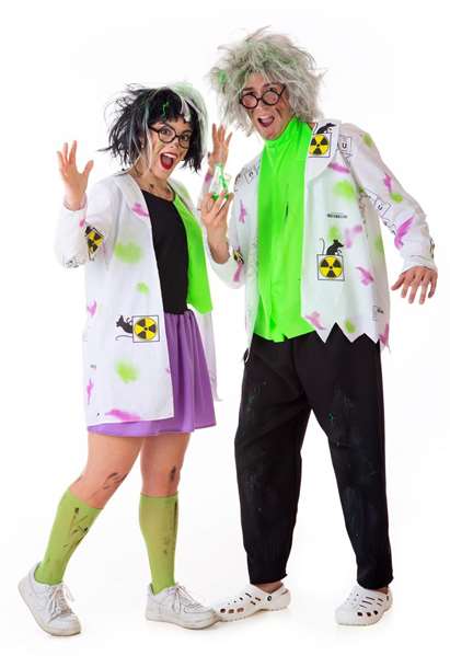 Creaciones Llopis Déguisement Scientifique Fou Taille M/L