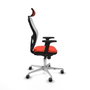 Piqueras y Crespo Chaise de Bureau Jorquera 2D086G2 Orange Foncé