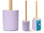 Berilo Porte-balai Rayures Bambou Lilas 10x35x10 cm (Set de 12)