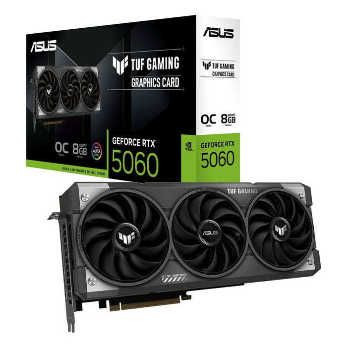 Carte Graphique Asus TUF-RTX5060-O8G-GAMING GEFORCE RTX 5060 8 GB GDDR6 GDDR7