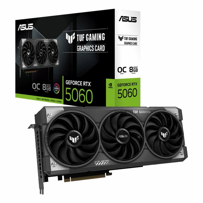 Carte Graphique Asus TUF-RTX5060-O8G-GAMING GEFORCE RTX 5060 8 GB GDDR6 GDDR7