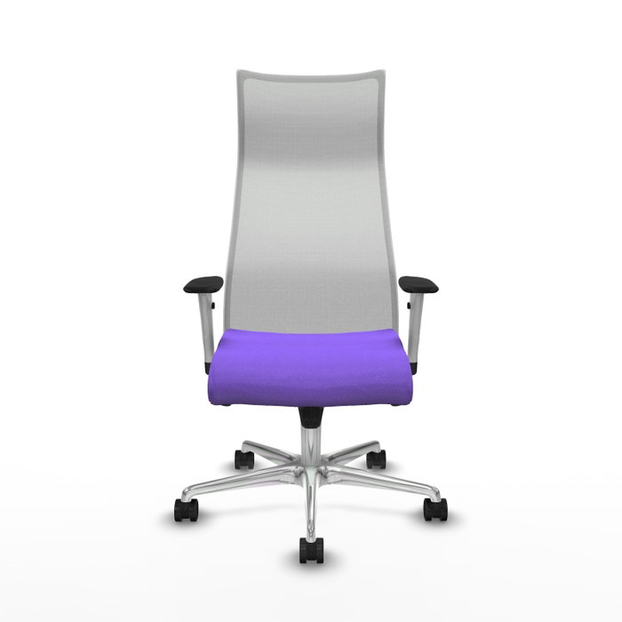 Piqueras y Crespo Chaise de Bureau Albacete Lila et Blanc