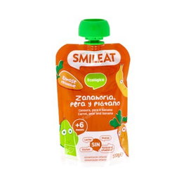 SMILEAT Pouch Poire Carotte Banane 100 g Eco