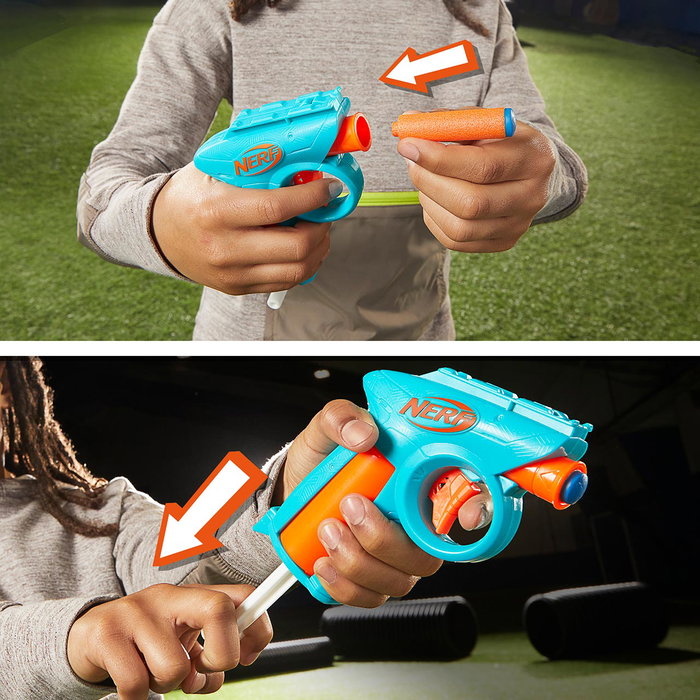 Nerf N Series Gear Up Pack F8633 - Pack de personnalisation avec 3 lancers, 1 viseur, 1 crosse pour 10 combinaisons