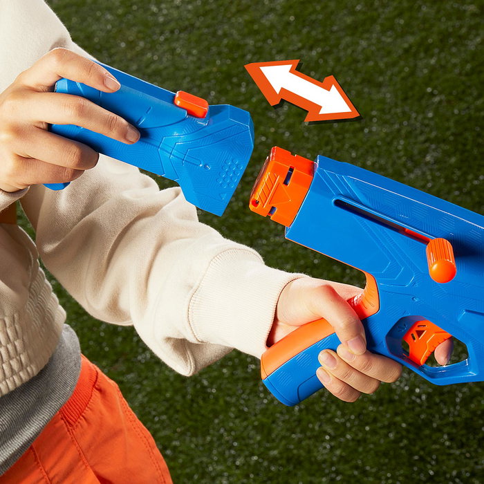 Nerf N Series Gear Up Pack F8633 - Pack de personnalisation avec 3 lancers, 1 viseur, 1 crosse pour 10 combinaisons