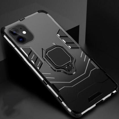 CoreParts Coque choc militaire antichute avec support anneau magnétique pour Apple iPhone 11 - Noir CoreParts Coque choc militaire antichute avec support anneau magnétique pour Apple iPhone 11 - Noir