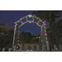 Smart Garden Guirlande Solaire Extérieur Multicolore 100 LEDs 11.9m, Rechargeable et Automatique, Pour Jardin et Pergola