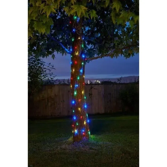 Smart Garden Guirlande Solaire Extérieur Multicolore 100 LEDs 11.9m, Rechargeable et Automatique, Pour Jardin et Pergola Smart Garden Guirlande Solaire Extérieur Multicolore 100 LEDs 11.9m, Rechargeable et Automatique, Pour Jardin et Pergola