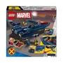 Lego 76281 Marvel - X-Jet des X-Men, Avion Chasseur Jouet avec Minifigurines Wolverine, Cyclope, Malicia et Magneto, Serie TV X-Men '97