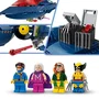 Lego 76281 Marvel - X-Jet des X-Men, Avion Chasseur Jouet avec Minifigurines Wolverine, Cyclope, Malicia et Magneto, Serie TV X-Men '97