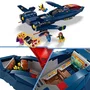 Lego 76281 Marvel - X-Jet des X-Men, Avion Chasseur Jouet avec Minifigurines Wolverine, Cyclope, Malicia et Magneto, Serie TV X-Men '97