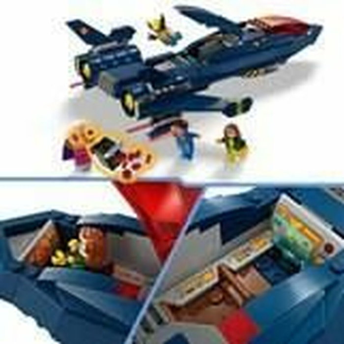 LEGO 76281 Marvel Le X-Jet des X-Men avec 4 figurines