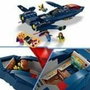 LEGO 76281 Marvel Le X-Jet des X-Men avec 4 figurines
