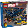 LEGO 76281 Marvel Le X-Jet des X-Men avec 4 Minifigurines