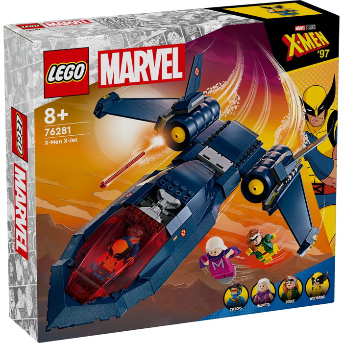 LEGO 76281 Marvel Le X-Jet des X-Men avec 4 Minifigurines LEGO 76281 Marvel Le X-Jet des X-Men avec 4 Minifigurines