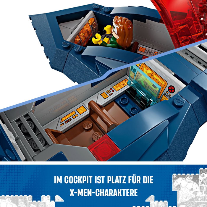 LEGO 76281 Marvel Le X-Jet des X-Men avec 4 Minifigurines LEGO 76281 Marvel Le X-Jet des X-Men avec 4 Minifigurines