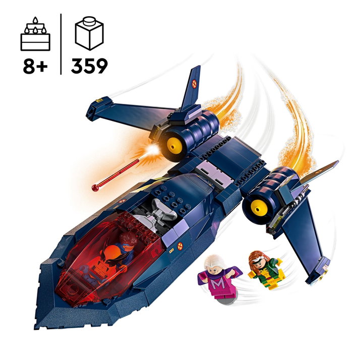 LEGO 76281 Marvel Le X-Jet des X-Men avec 4 Minifigurines LEGO 76281 Marvel Le X-Jet des X-Men avec 4 Minifigurines