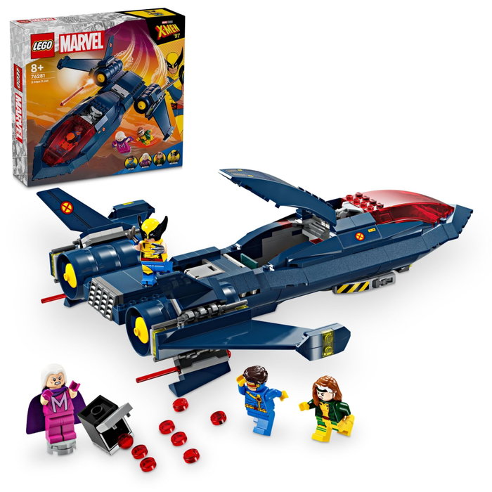 LEGO 76281 Marvel Le X-Jet des X-Men avec 4 Minifigurines LEGO 76281 Marvel Le X-Jet des X-Men avec 4 Minifigurines