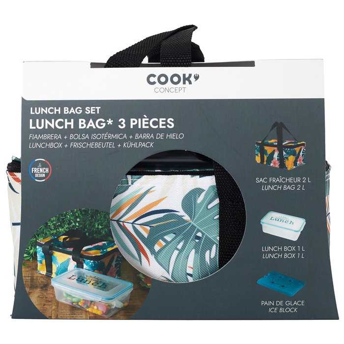 Cook Concept Ensemble Isotherme avec Sacoche 2L et Boîte de Conservation 1L
