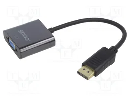 SAVIO Convertisseur DisplayPort vers D-Sub 15pin HD CL-90, 0,2m