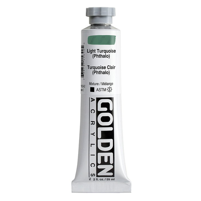Golden Peinture Acrylique Heavy Body Claro Turquesa (Thalo) 59 ml Golden Peinture Acrylique Heavy Body Claro Turquesa (Thalo) 59 ml