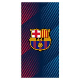 FC BARCELONA - Serviette FC Barcelona en Coton - 100% Coton - 70 x 140 cm