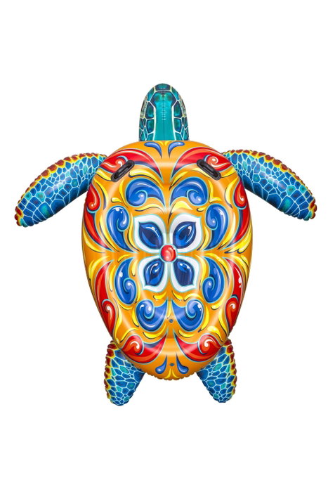 Bestway 41523 Figure Gonflable Tortue Méditerranéenne avec Poignées 183x173 cm +3 Ans Plage et Piscine Bestway 41523 Figure Gonflable Tortue Méditerranéenne avec Poignées 183x173 cm +3 Ans Plage et Piscine