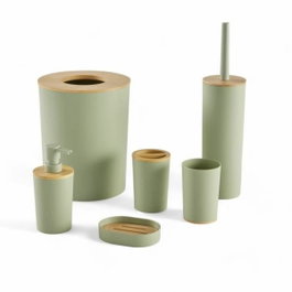 Today Lot de 6 accessoires de salle de bain Utility - Vert