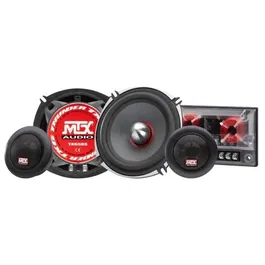MTX Audio Kit 2 Voies Haut-parleurs 13 cm 4 Ohm 80W RMS - Châssis Aluminium, Bobine 30mm TIL, Tweeter Néodyme 28mm en Dôme de Soie