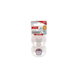NUK CHUPETE SPACE 0-6 mois silicone 2 unités