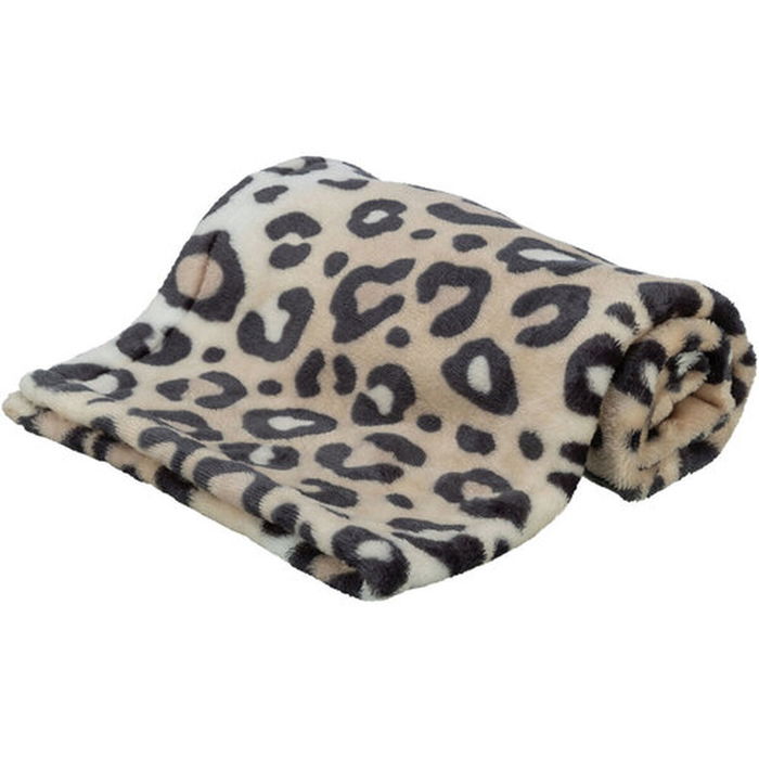 Couverture pour animaux de compagnie Trixie Leo Crème Polyester 70 x 50 cm