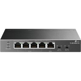 Omada - Commutateur réseau Gigabit 5 ports PoE+ avec 1 port PoE++ entrée et 4 ports PoE+ sortie pour bureau - Transmission PoE jusqu'à 250m