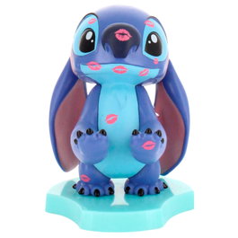 Disney Stitch Mini Cable Guy Loved Up - Support pour Casque Audio et Câbles - Figurine Déco - 8 cm