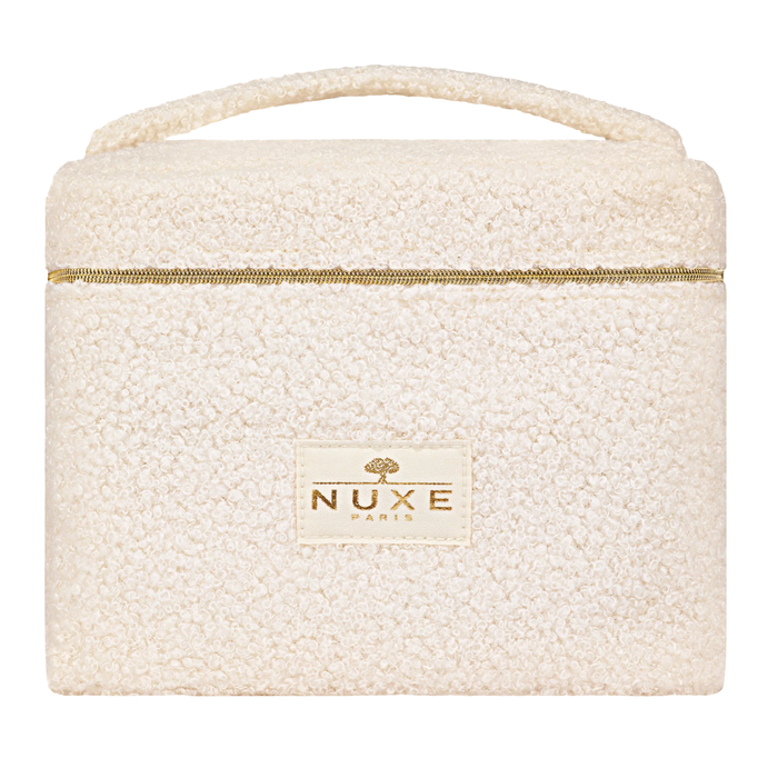 Nuxe Vanity Insti, Pochette de beauté GWP avec fermeture éclair, pour femme, blanc Nuxe Vanity Insti, Pochette de beauté GWP avec fermeture éclair, pour femme, blanc