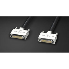 ALVA Ana25T-25Tpro1 Câble multicanal analogique DSub 25 mâle à DSub 25 mâle Tascam 1m Noir