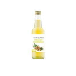 Yari Huile de Gingembre 100% Naturelle 250 mL - Stimule la croissance, fortifie et hydrate le cuir chevelu et les cheveux