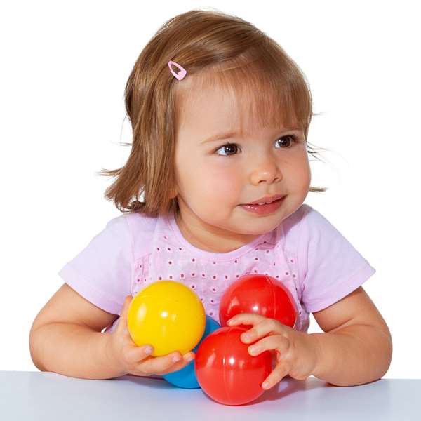 Molto - Sac de 100 balles en plastique - Diamètre 180 mm - Pour enfants dès 1 an