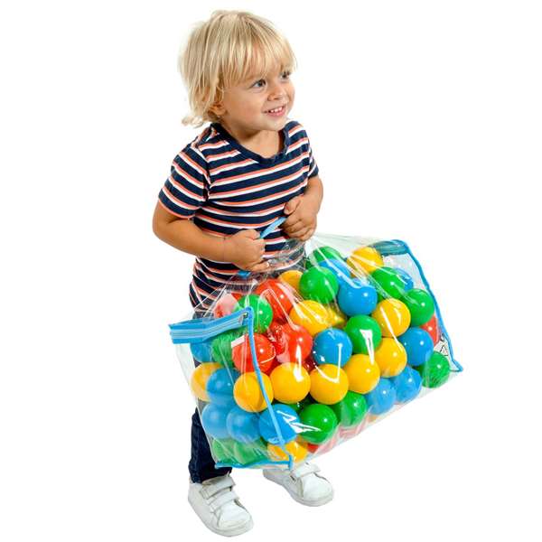 Molto - Sac de 100 balles en plastique - Diamètre 180 mm - Pour enfants dès 1 an