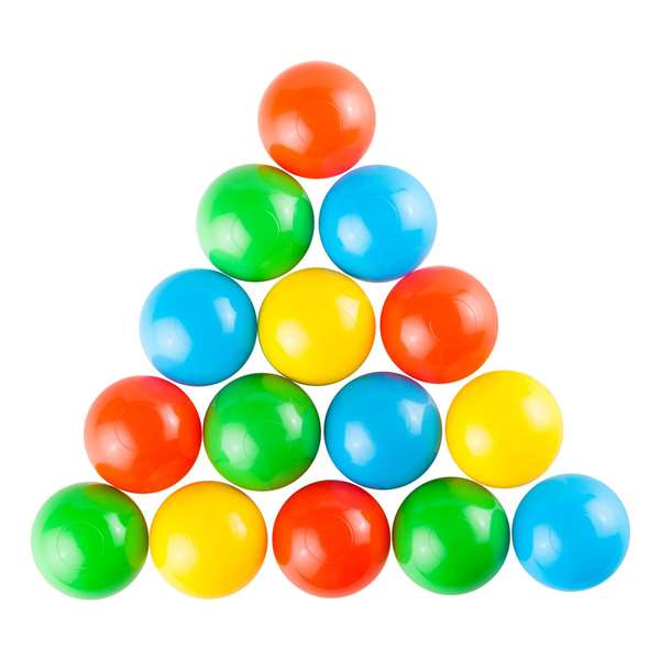 Molto - Sac de 100 balles en plastique - Diamètre 180 mm - Pour enfants dès 1 an