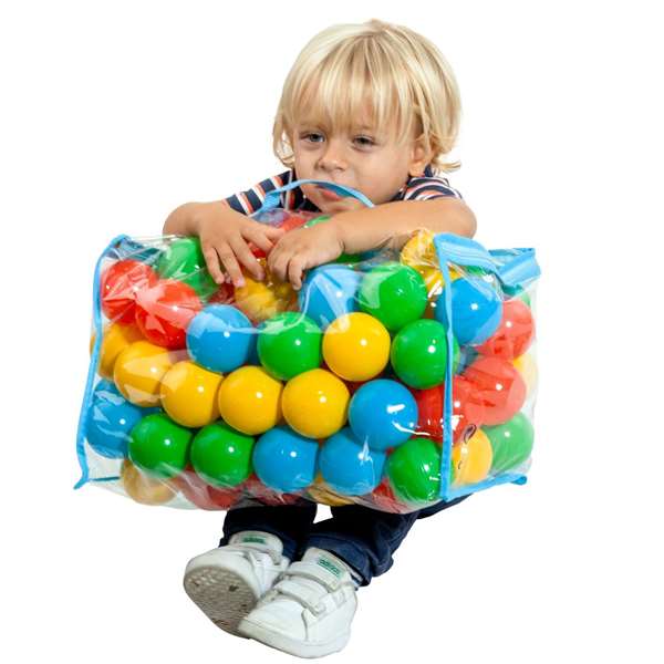 Molto - Sac de 100 balles en plastique - Diamètre 180 mm - Pour enfants dès 1 an