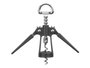 Kinvara Sacacorchos droit chromé noir 100 g 17x4x6 cm (Set de 24)