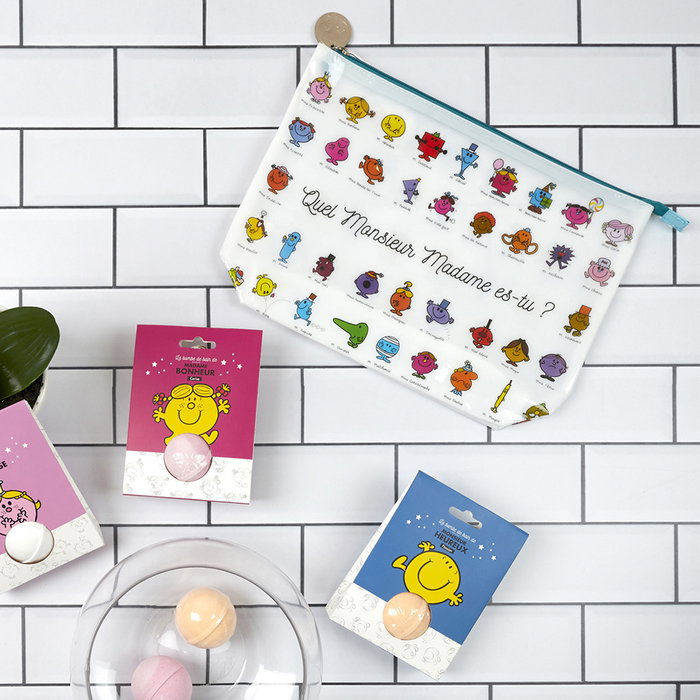 Monsieur Madame Trousse de toilette illustrée assortie