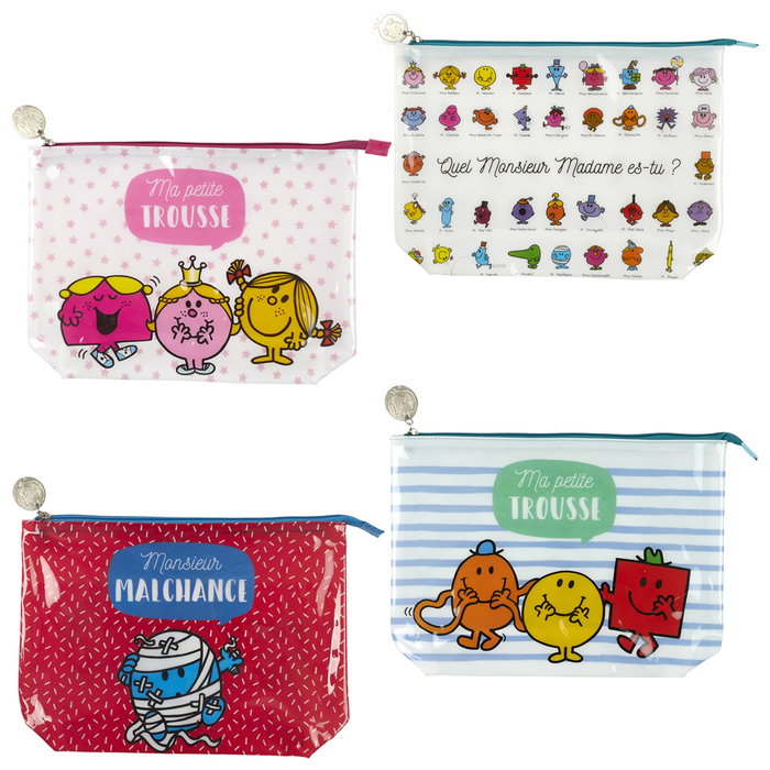 Monsieur Madame Trousse de toilette illustrée assortie
