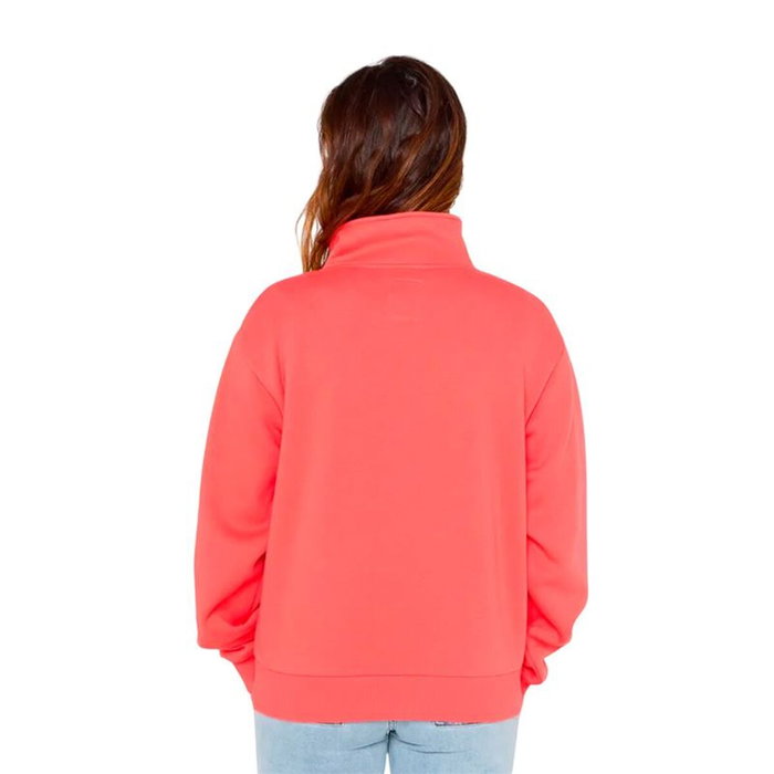 Sweat sans capuche femme Rip Curl Half Zip Fleece Corail 30 Sweat sans capuche femme Rip Curl Half Zip Fleece Corail 30