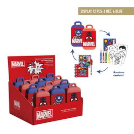 Cerdá Set de papeterie surprise Marvel 8.5 x 13.6 x 5.0 cm Rouge dès 36 mois