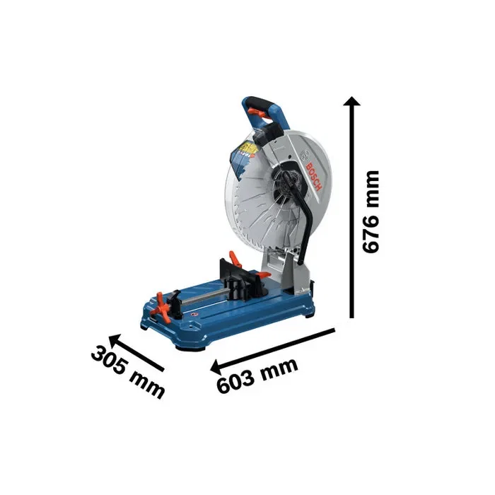 Bosch Professional Scie à Métaux Sans Fil GCD 18V-355, 18V, 1430 m/min, Compatible avec Supports de Scies à Onglets GTA