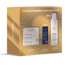 Avène Coffret 3 Crèmes de Jour Redensifiantes DERMABSOLU : Crème Jour 50ml, Crème Nuit 10ml, Eau Micellaire 100ml - Redéfinit les volumes, éclaire le teint, hydrate 24h