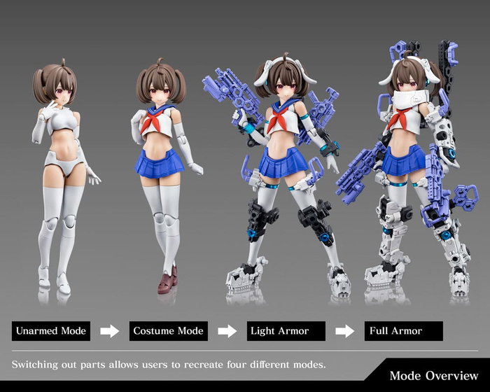 Megami Device figurine Plastic Model Kit 1/1 Buster Doll Gunner 16 cm Megami Device figurine Plastic Model Kit 1/1 Buster Doll Gunner 16 cm